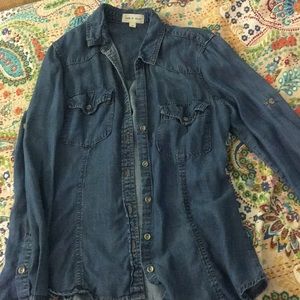 Cloth & stone button down shirt medium